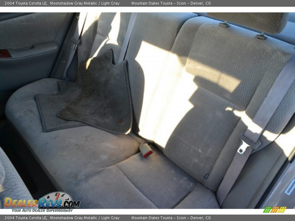2004 Toyota Corolla LE Moonshadow Gray Metallic / Light Gray Photo #6