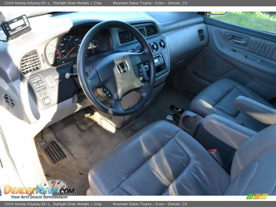 Gray Interior - 2004 Honda Odyssey EX-L Photo #5
