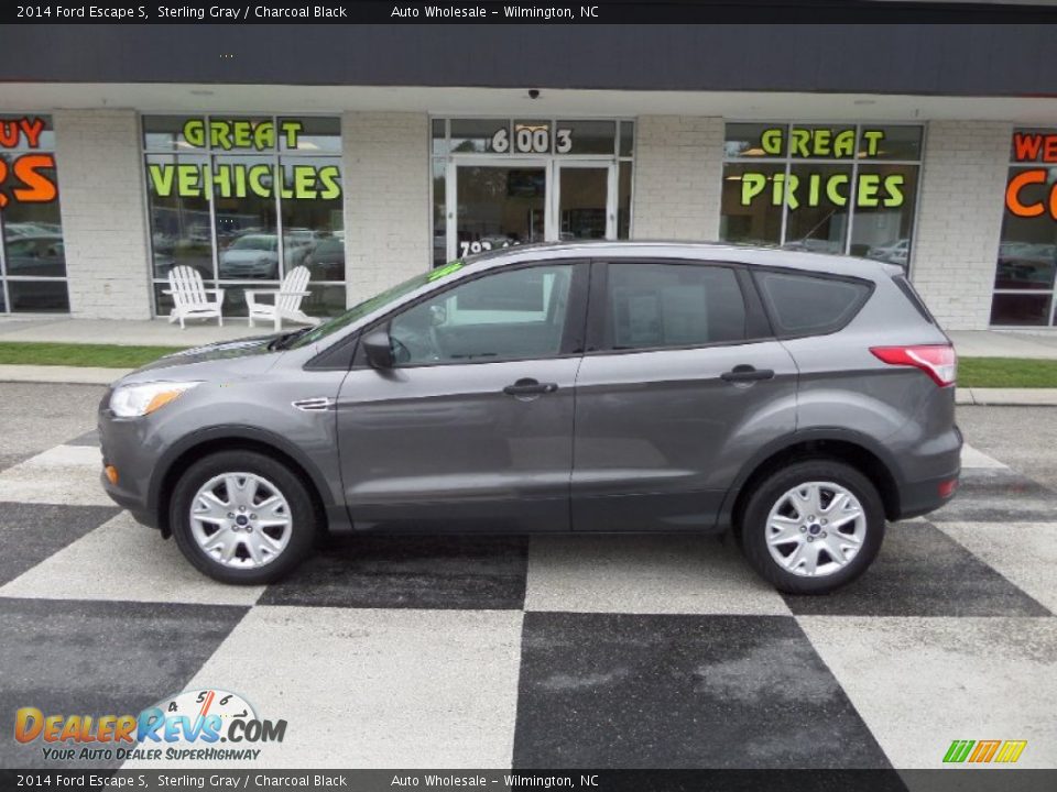 2014 Ford Escape S Sterling Gray / Charcoal Black Photo #1