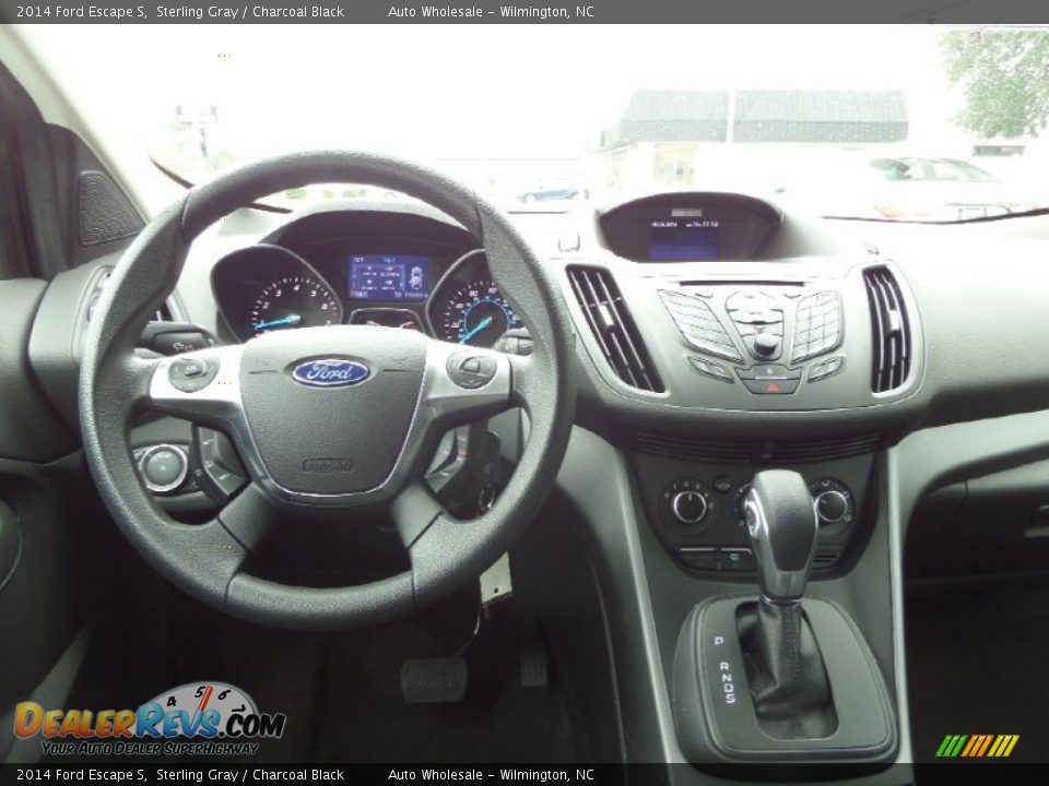 2014 Ford Escape S Sterling Gray / Charcoal Black Photo #15