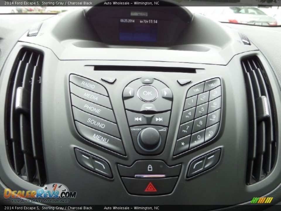 2014 Ford Escape S Sterling Gray / Charcoal Black Photo #17