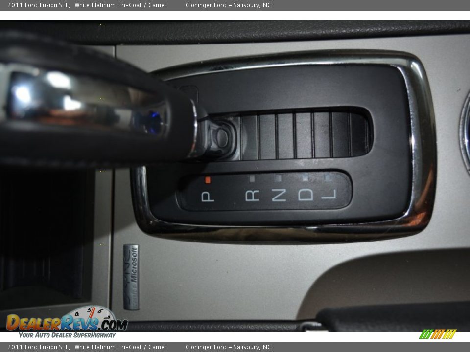 2011 Ford Fusion SEL White Platinum Tri-Coat / Camel Photo #23
