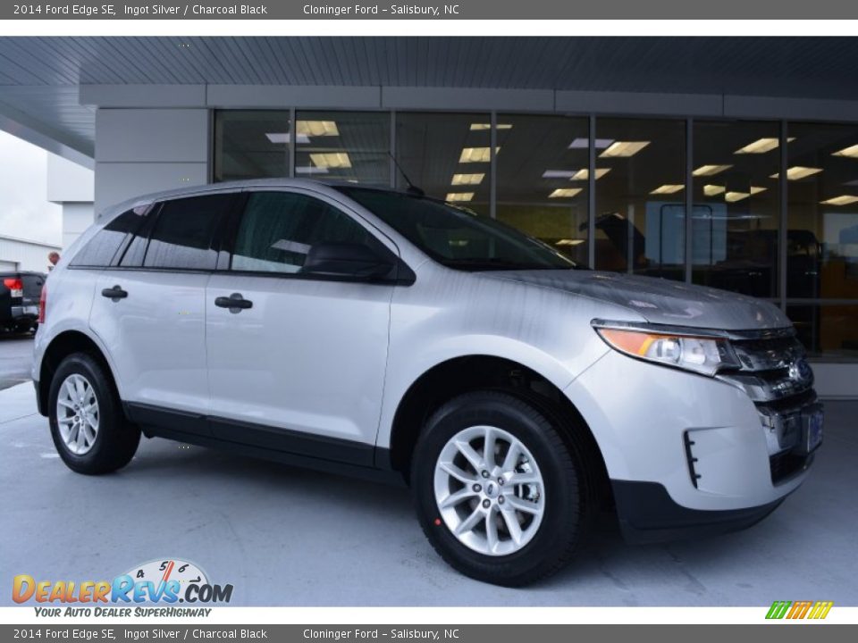 2014 Ford Edge SE Ingot Silver / Charcoal Black Photo #1