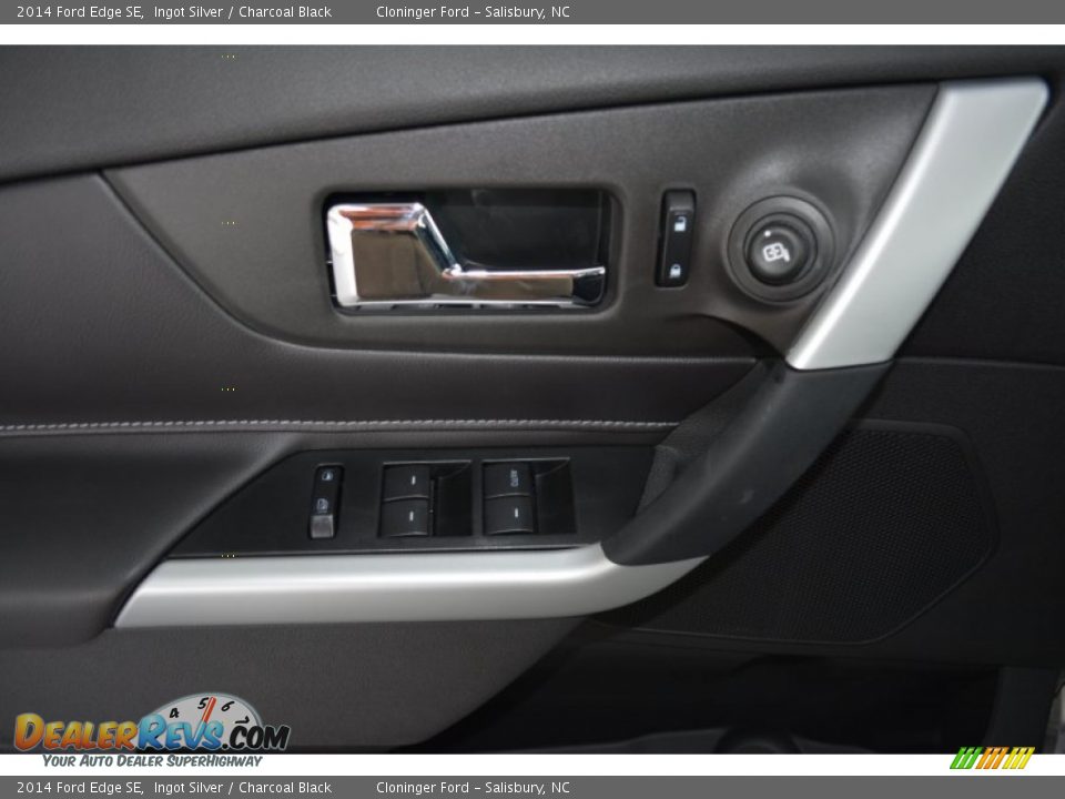 2014 Ford Edge SE Ingot Silver / Charcoal Black Photo #5