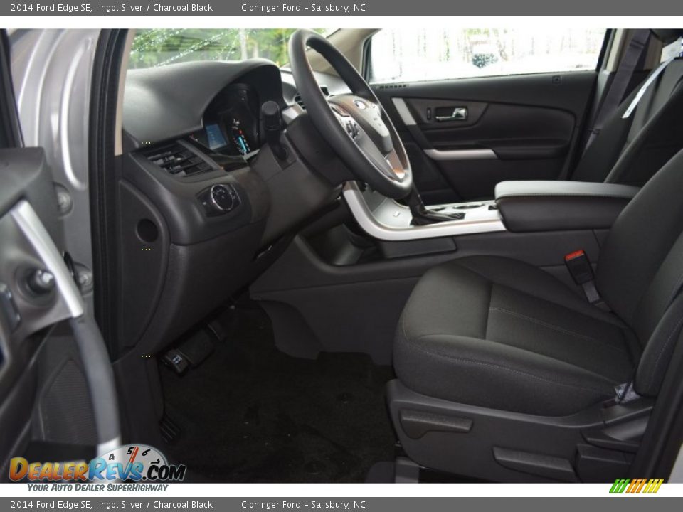 2014 Ford Edge SE Ingot Silver / Charcoal Black Photo #6
