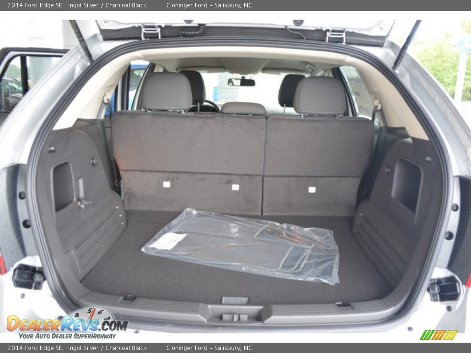 2014 Ford Edge SE Ingot Silver / Charcoal Black Photo #9