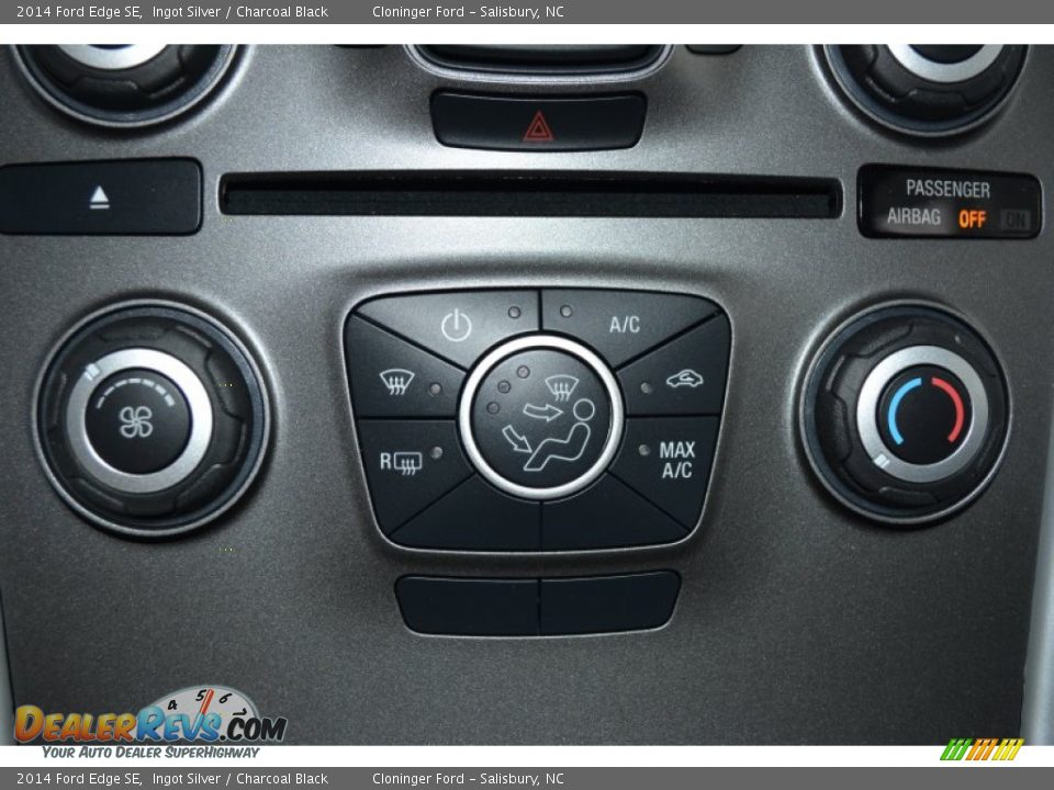 2014 Ford Edge SE Ingot Silver / Charcoal Black Photo #14