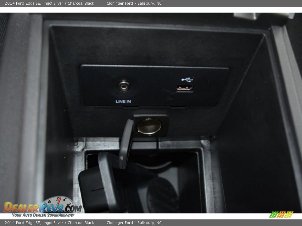 2014 Ford Edge SE Ingot Silver / Charcoal Black Photo #15