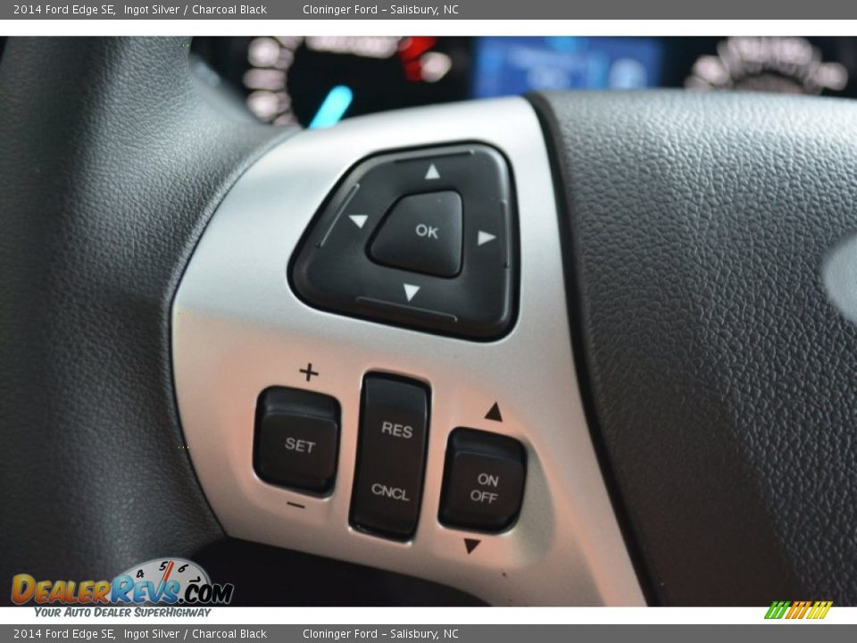 2014 Ford Edge SE Ingot Silver / Charcoal Black Photo #18