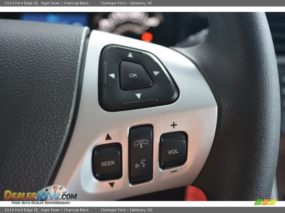 2014 Ford Edge SE Ingot Silver / Charcoal Black Photo #19