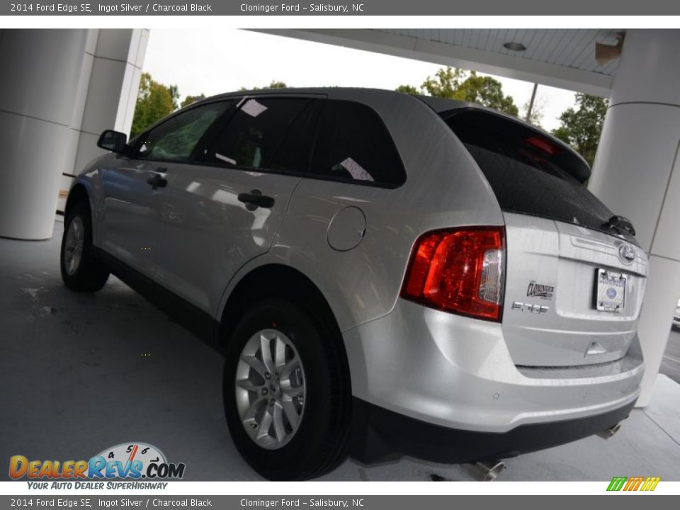 2014 Ford Edge SE Ingot Silver / Charcoal Black Photo #23