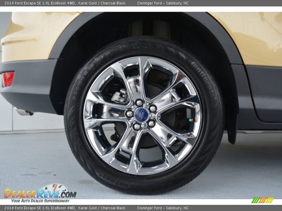 2014 Ford Escape SE 1.6L EcoBoost 4WD Karat Gold / Charcoal Black Photo #11