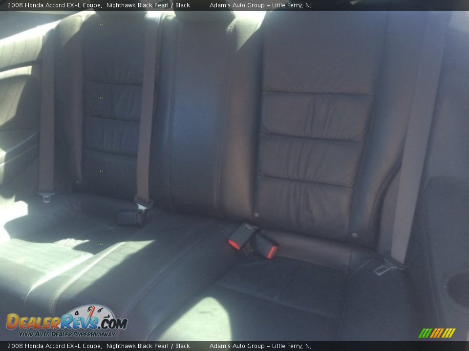 2008 Honda Accord EX-L Coupe Nighthawk Black Pearl / Black Photo #10