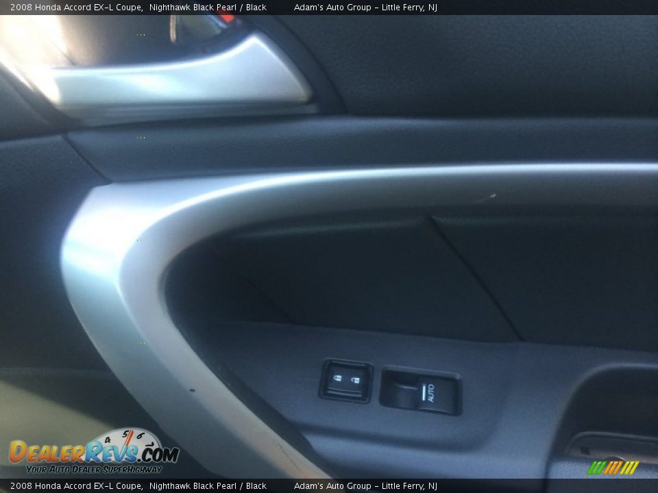 2008 Honda Accord EX-L Coupe Nighthawk Black Pearl / Black Photo #12