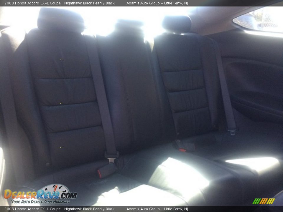 2008 Honda Accord EX-L Coupe Nighthawk Black Pearl / Black Photo #14