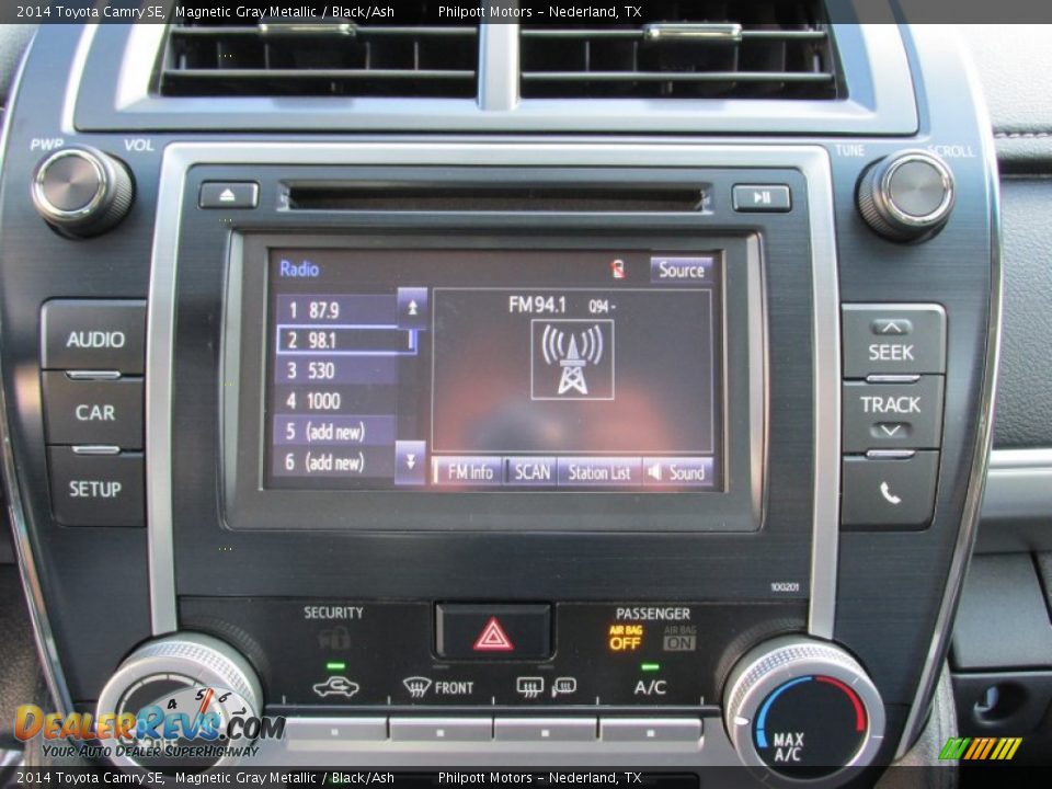 2014 Toyota Camry SE Magnetic Gray Metallic / Black/Ash Photo #27