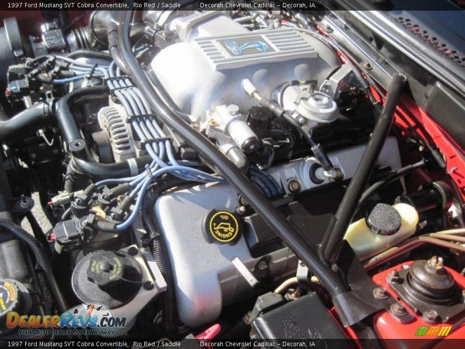 1997 Ford Mustang SVT Cobra Convertible 4.6 Liter SVT DOHC 32-Valve V8 Engine Photo #18