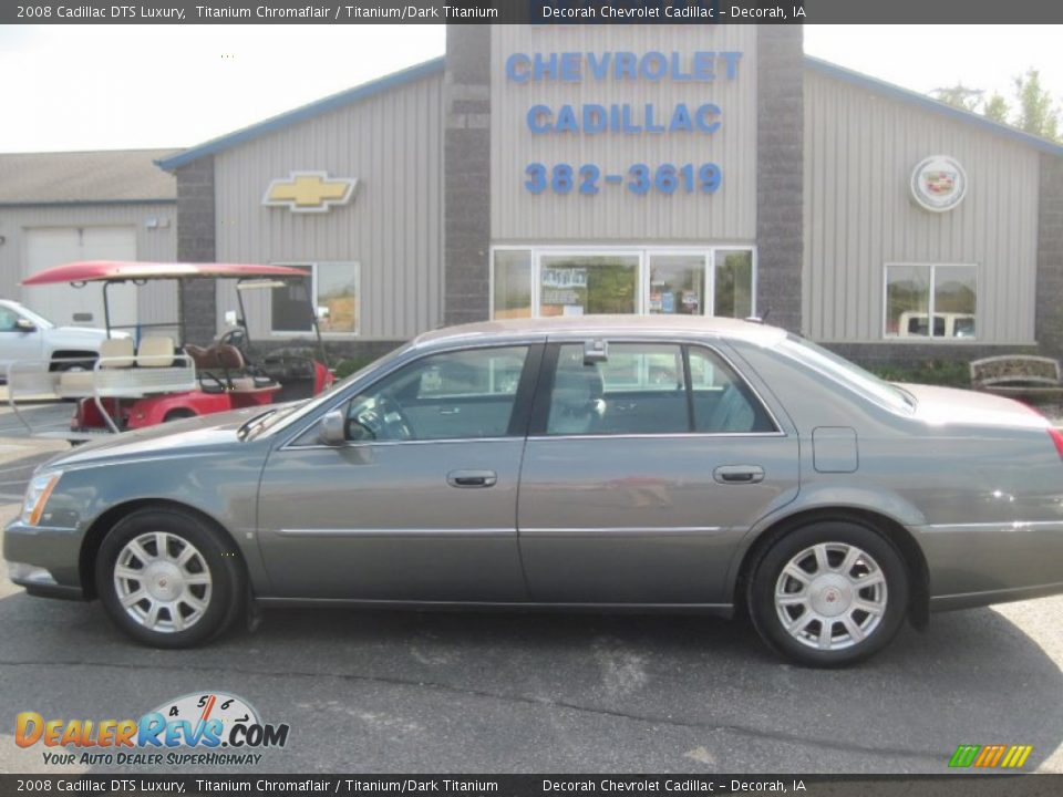 2008 Cadillac DTS Luxury Titanium Chromaflair / Titanium/Dark Titanium Photo #1