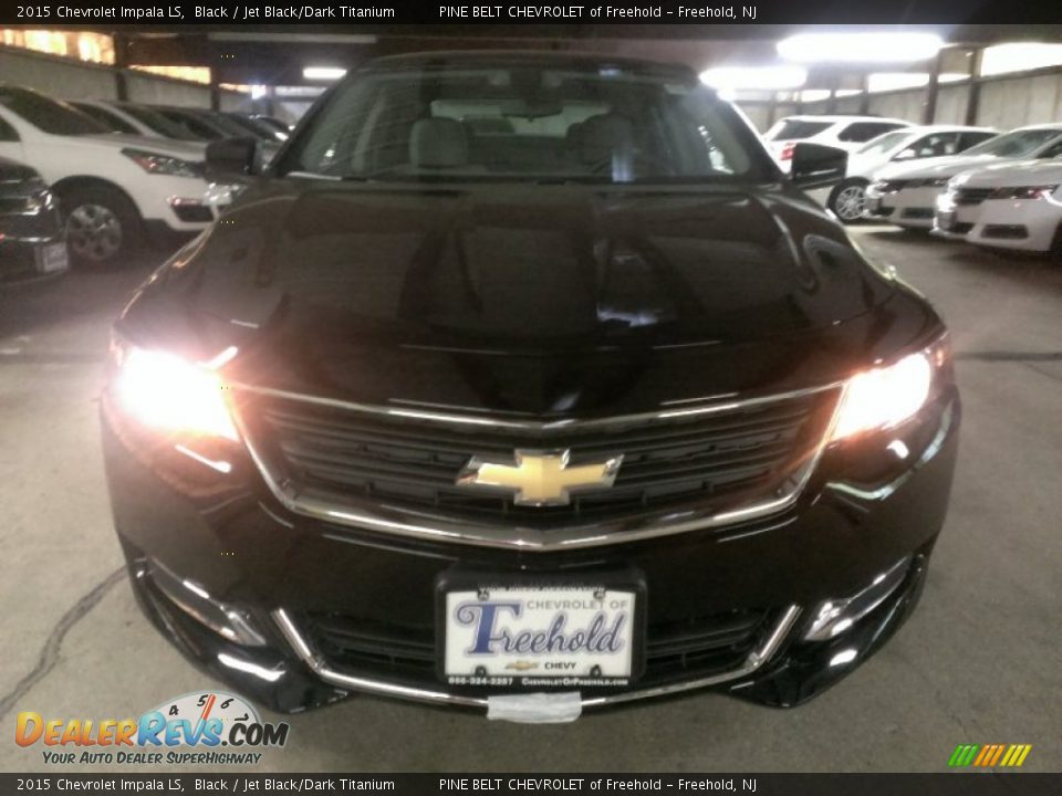 2015 Chevrolet Impala LS Black / Jet Black/Dark Titanium Photo #2