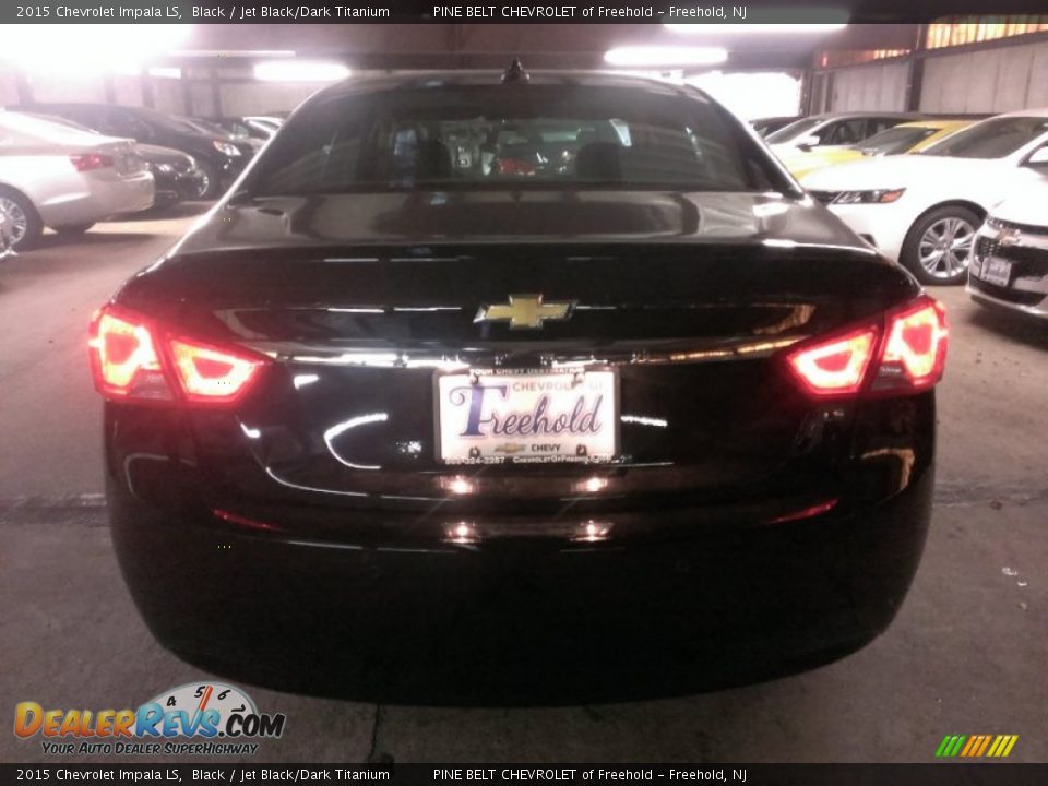 2015 Chevrolet Impala LS Black / Jet Black/Dark Titanium Photo #5