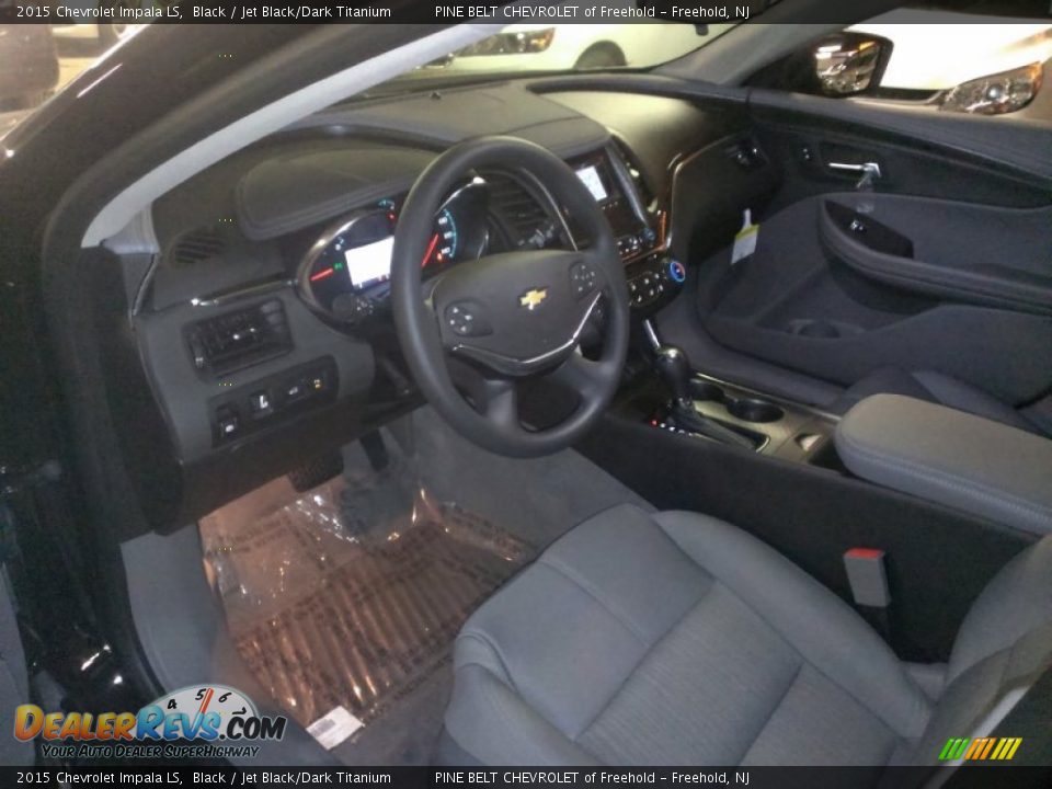 Jet Black/Dark Titanium Interior - 2015 Chevrolet Impala LS Photo #8