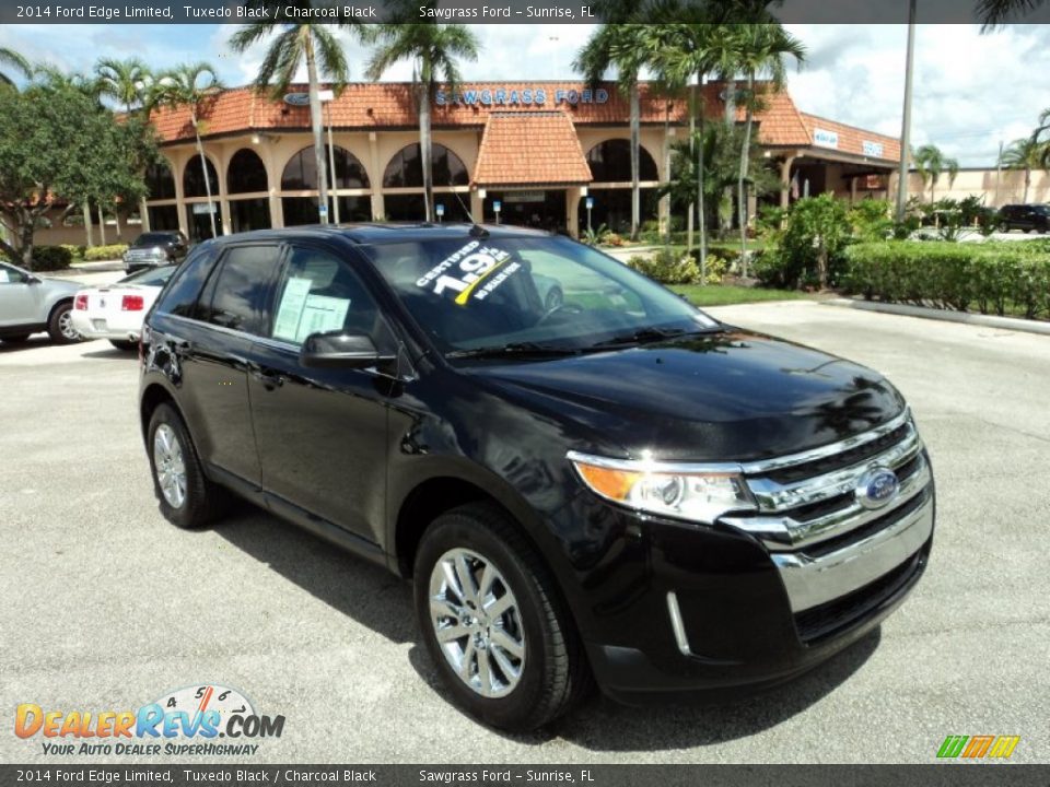 2014 Ford Edge Limited Tuxedo Black / Charcoal Black Photo #1