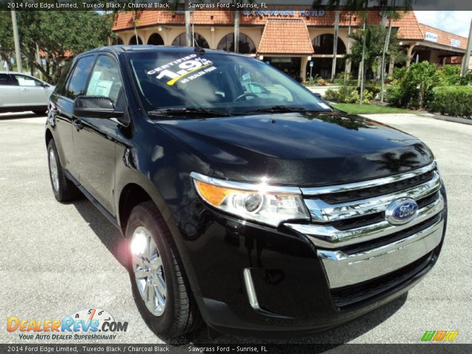 2014 Ford Edge Limited Tuxedo Black / Charcoal Black Photo #2