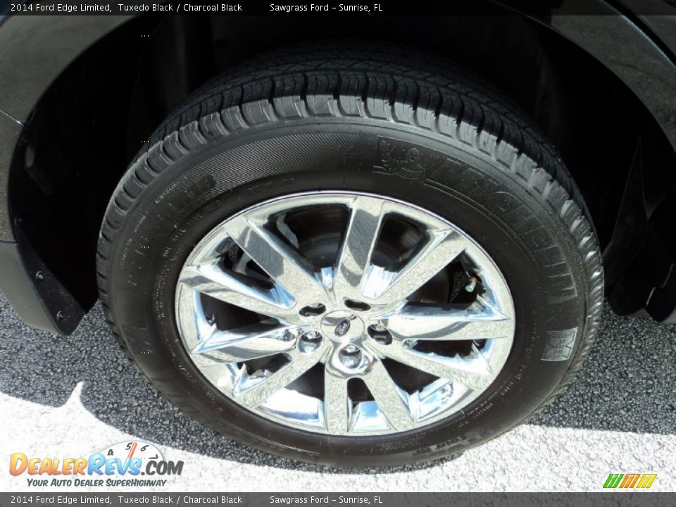 2014 Ford Edge Limited Tuxedo Black / Charcoal Black Photo #4