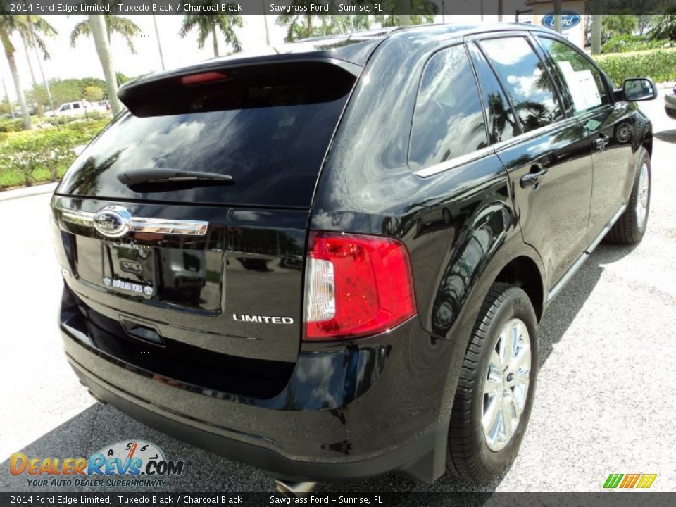2014 Ford Edge Limited Tuxedo Black / Charcoal Black Photo #6