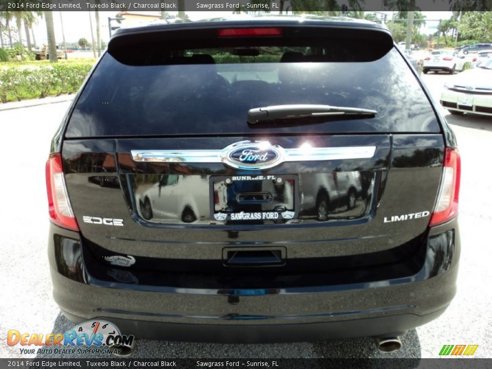 2014 Ford Edge Limited Tuxedo Black / Charcoal Black Photo #7
