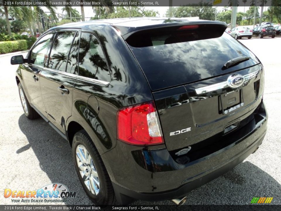 2014 Ford Edge Limited Tuxedo Black / Charcoal Black Photo #9