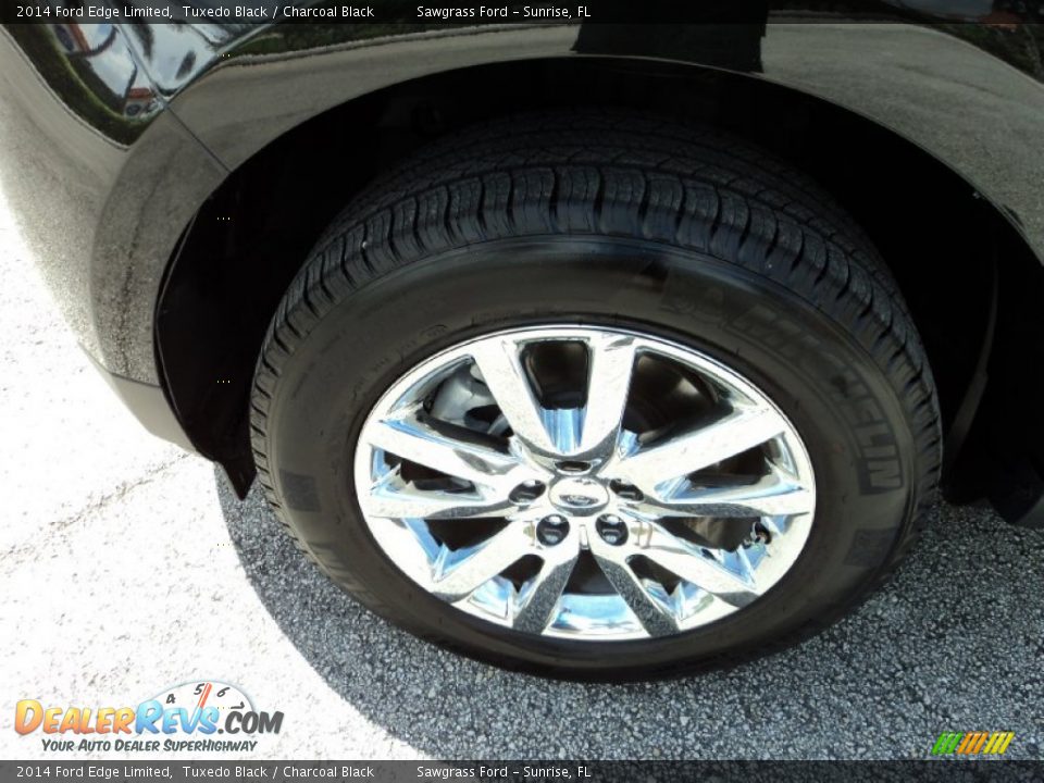 2014 Ford Edge Limited Tuxedo Black / Charcoal Black Photo #11