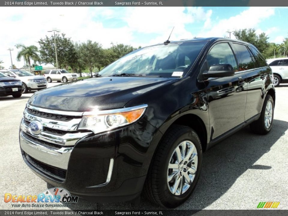 2014 Ford Edge Limited Tuxedo Black / Charcoal Black Photo #13