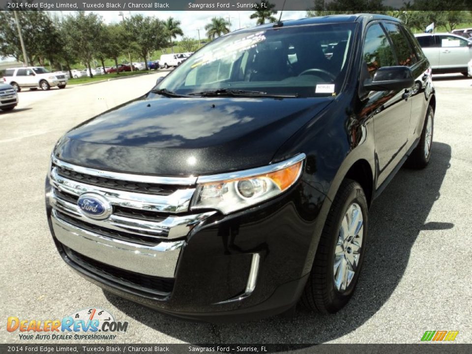 2014 Ford Edge Limited Tuxedo Black / Charcoal Black Photo #14