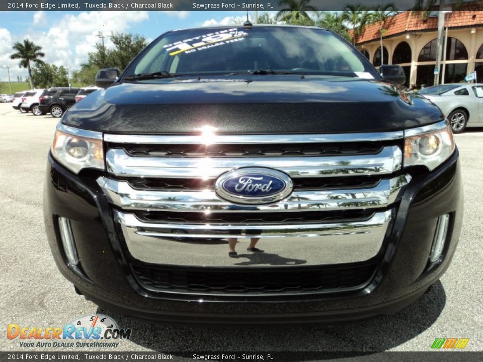 2014 Ford Edge Limited Tuxedo Black / Charcoal Black Photo #15