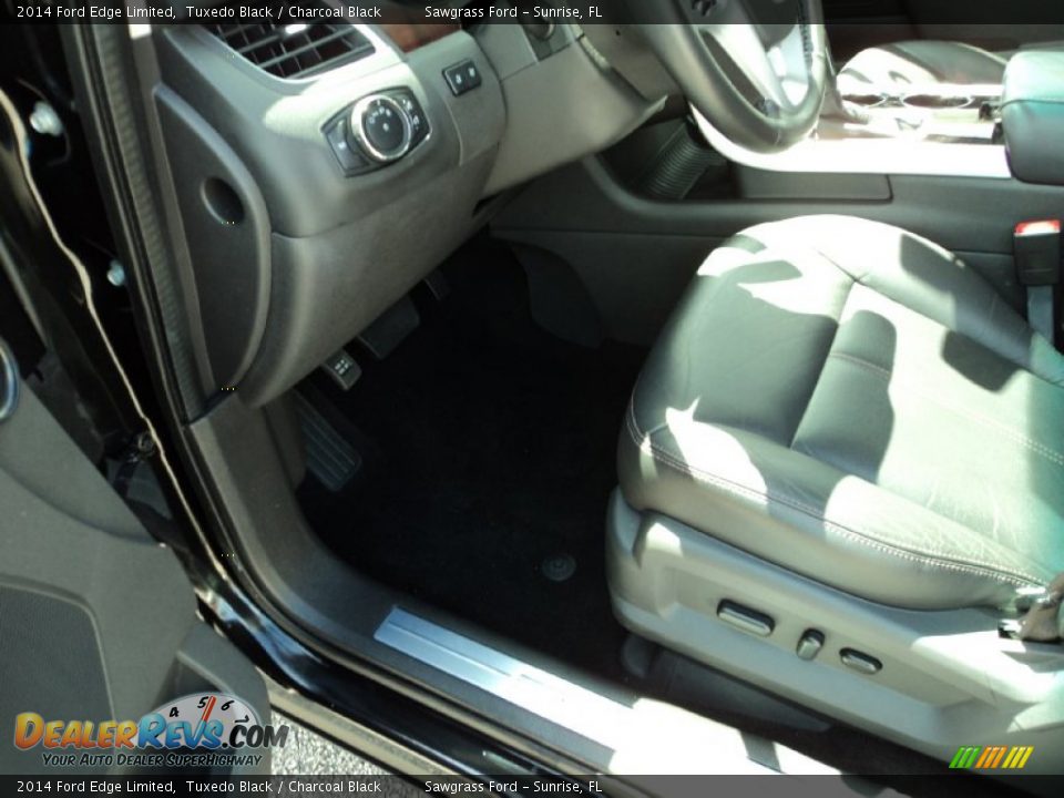 2014 Ford Edge Limited Tuxedo Black / Charcoal Black Photo #18