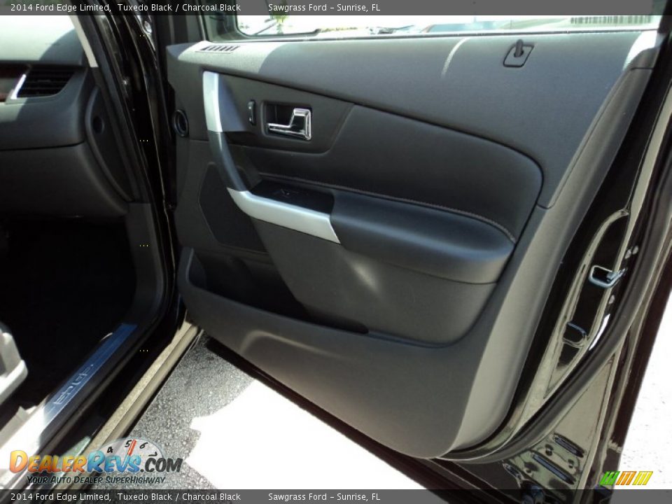 2014 Ford Edge Limited Tuxedo Black / Charcoal Black Photo #21