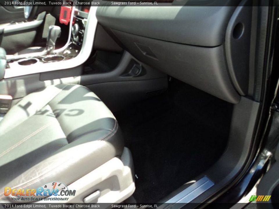2014 Ford Edge Limited Tuxedo Black / Charcoal Black Photo #22