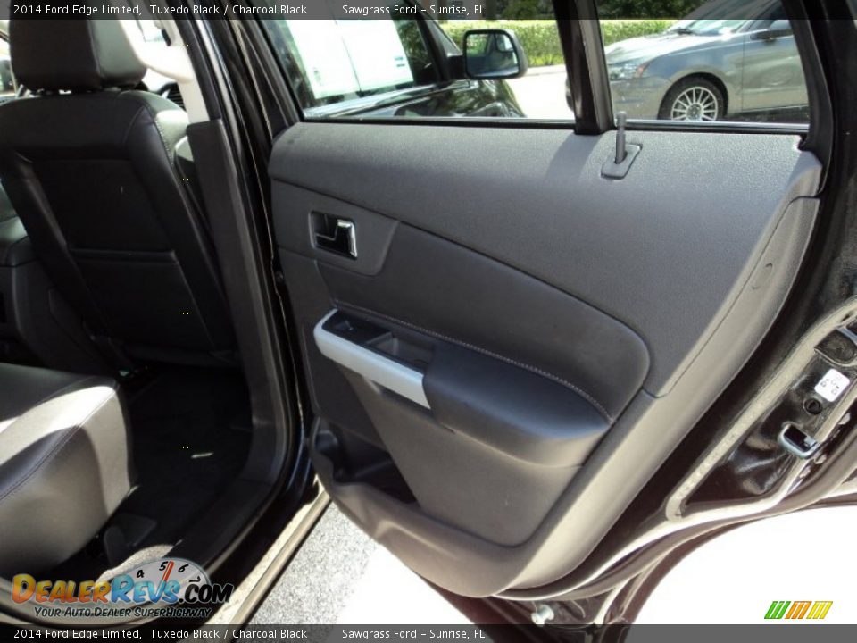 2014 Ford Edge Limited Tuxedo Black / Charcoal Black Photo #24