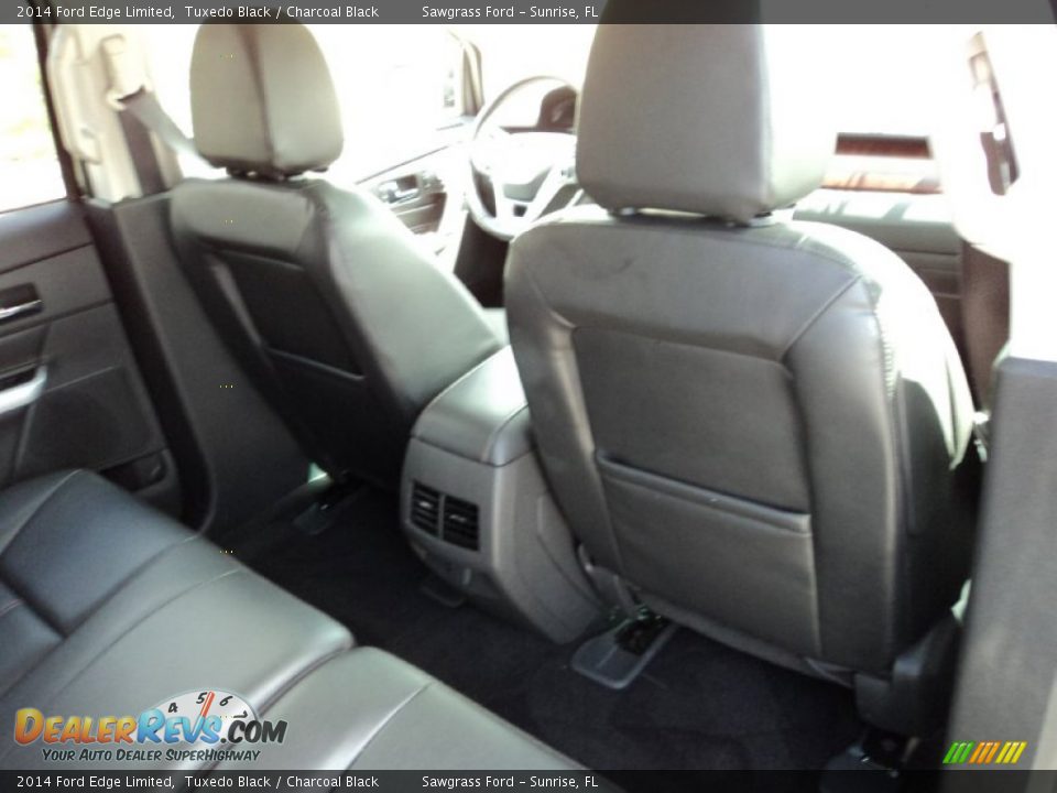2014 Ford Edge Limited Tuxedo Black / Charcoal Black Photo #25