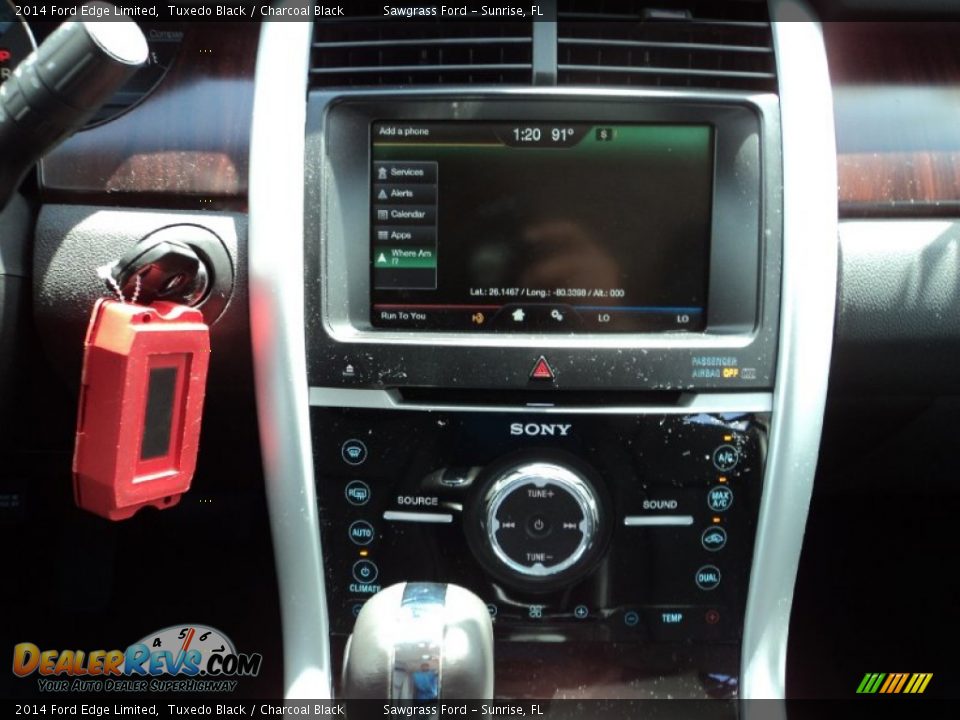 2014 Ford Edge Limited Tuxedo Black / Charcoal Black Photo #29