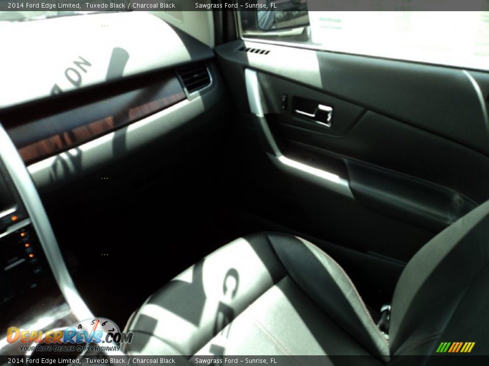 2014 Ford Edge Limited Tuxedo Black / Charcoal Black Photo #30