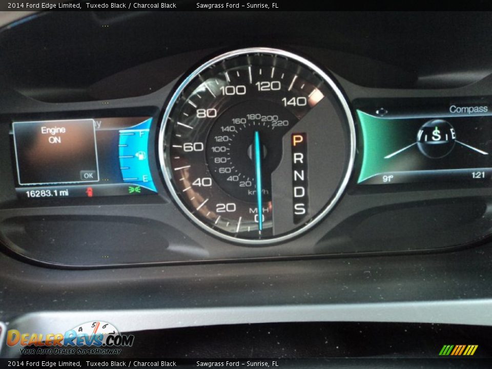 2014 Ford Edge Limited Tuxedo Black / Charcoal Black Photo #33