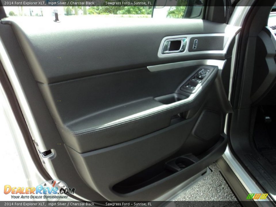 2014 Ford Explorer XLT Ingot Silver / Charcoal Black Photo #18