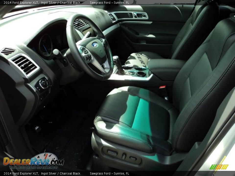 2014 Ford Explorer XLT Ingot Silver / Charcoal Black Photo #20