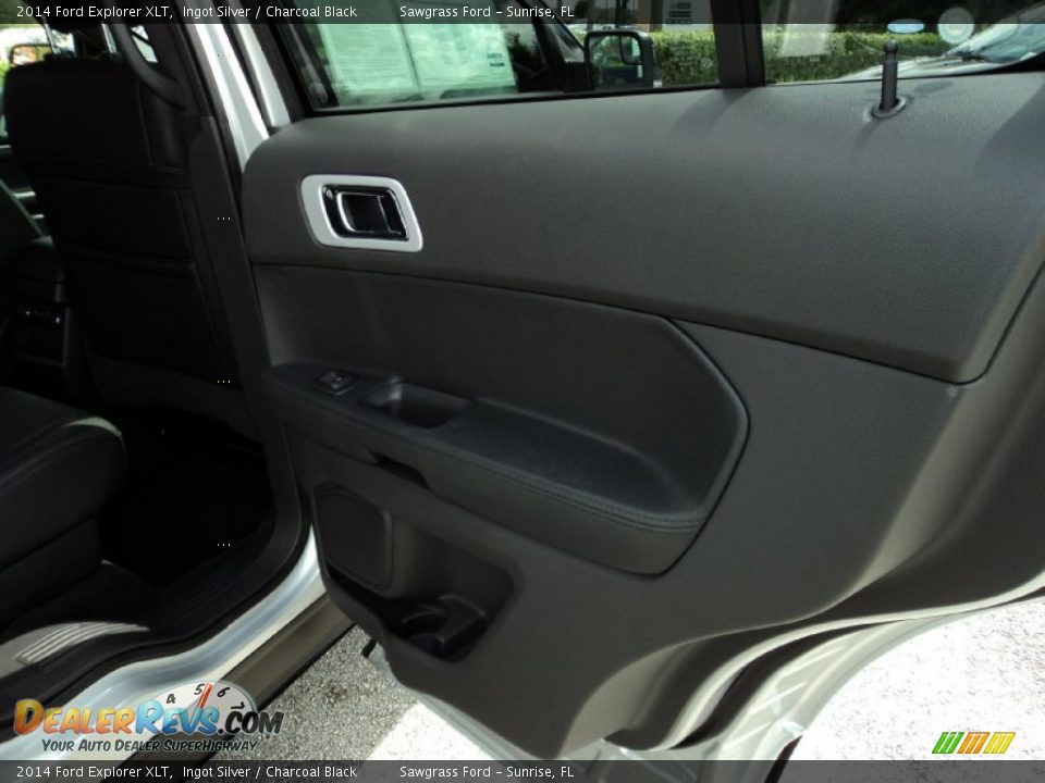 2014 Ford Explorer XLT Ingot Silver / Charcoal Black Photo #25