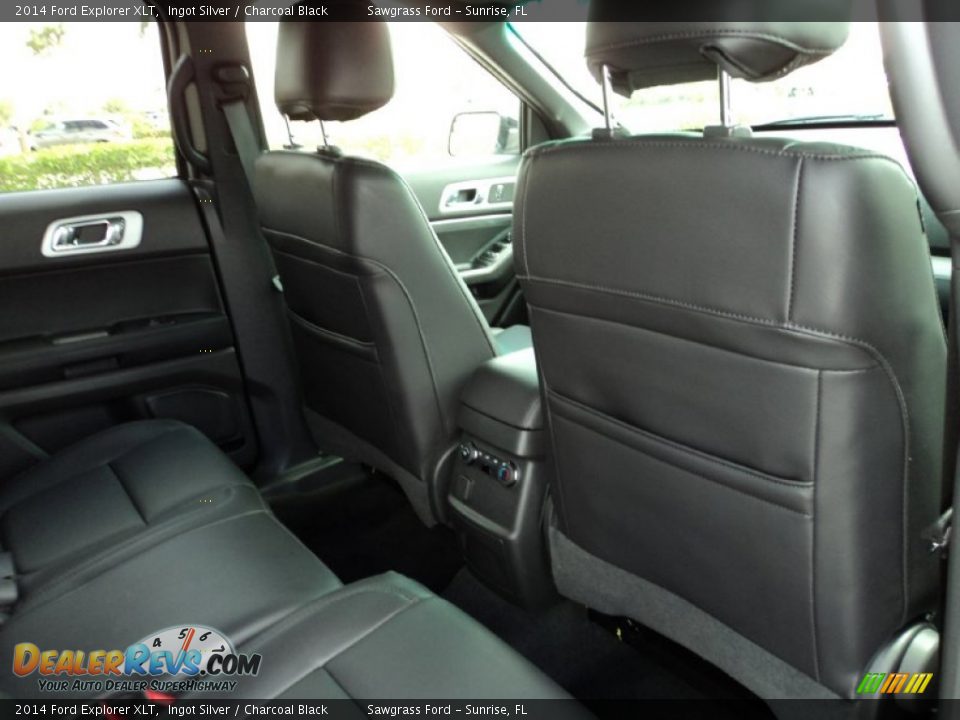 2014 Ford Explorer XLT Ingot Silver / Charcoal Black Photo #26