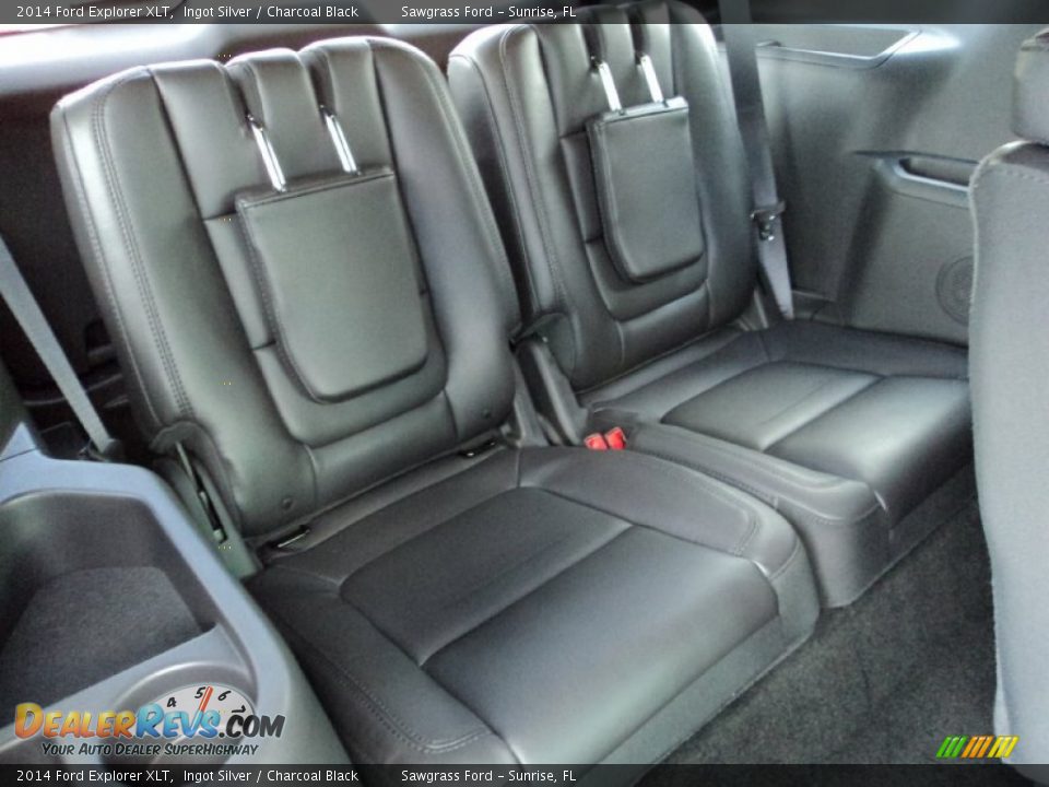 2014 Ford Explorer XLT Ingot Silver / Charcoal Black Photo #27