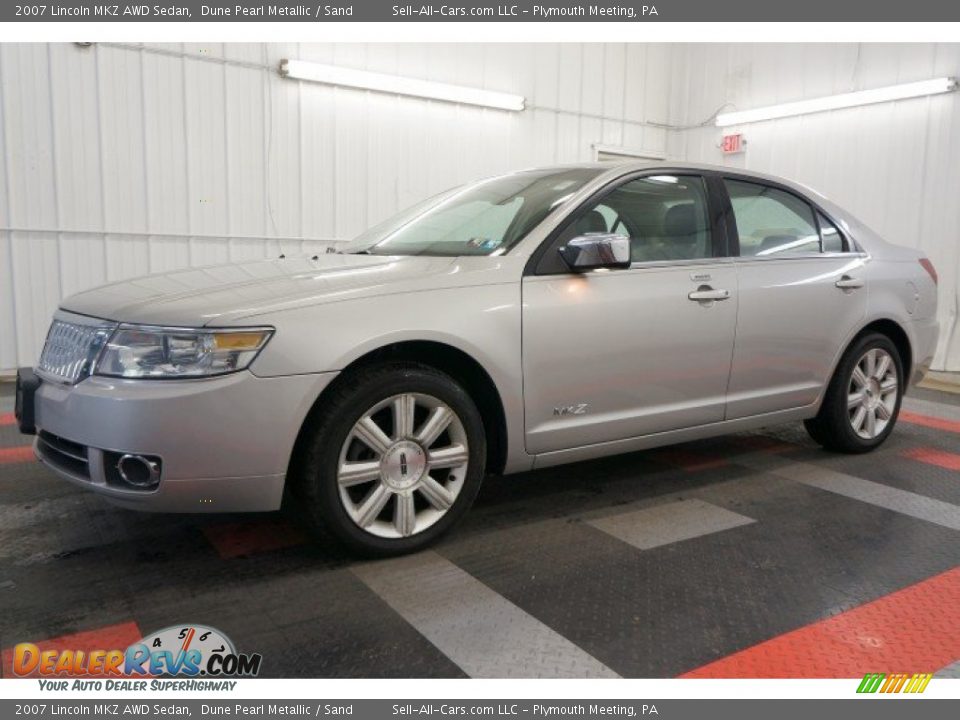 2007 Lincoln MKZ AWD Sedan Dune Pearl Metallic / Sand Photo #2