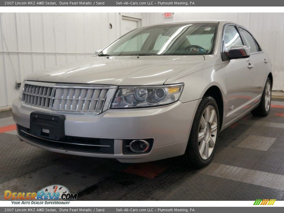 2007 Lincoln MKZ AWD Sedan Dune Pearl Metallic / Sand Photo #3